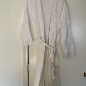 For Sustainable Life Turkish Cotton Gauze Robe - Women’s S/M